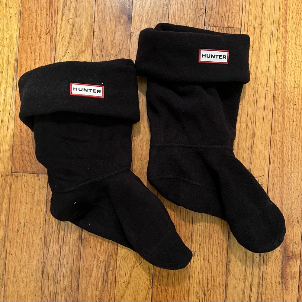 Hunter wellies fleece socks